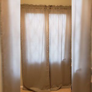 Gray Curtains 30x84 (4 Panes)